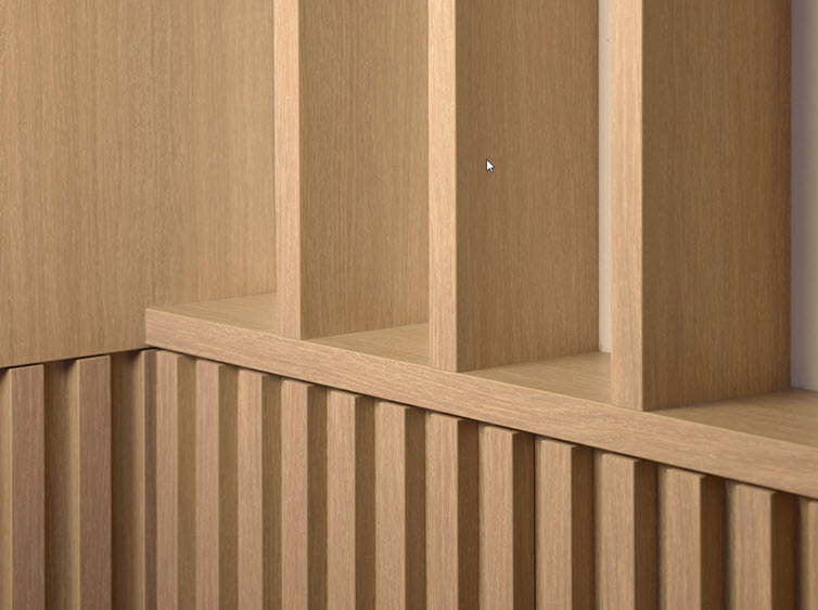 Sunrise Lounge renovation featuring HPL by Unilin Panels transports travelers to warmer destinations